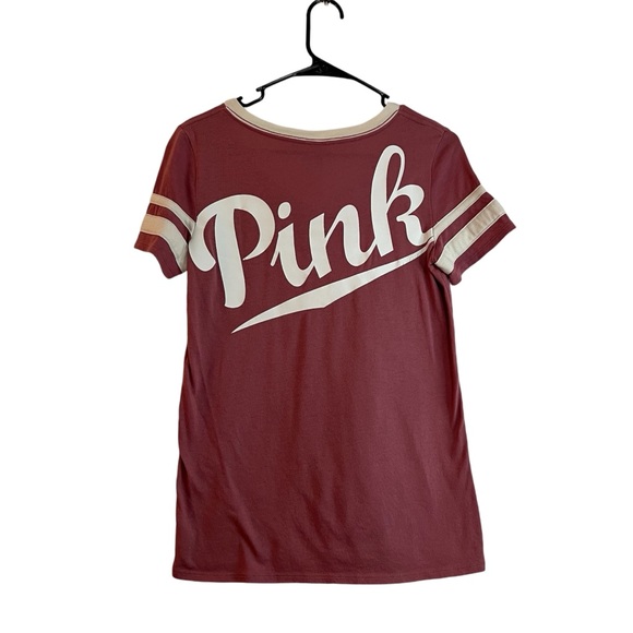 PINK Victoria's Secret Tops - Victoria Secret Pink Varsity Tee SZ XS | Lounge Tee Shirt